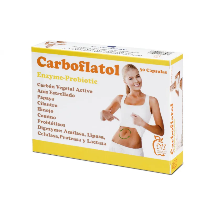 Carboflatol 500 mg 30 cápsulas, Dis