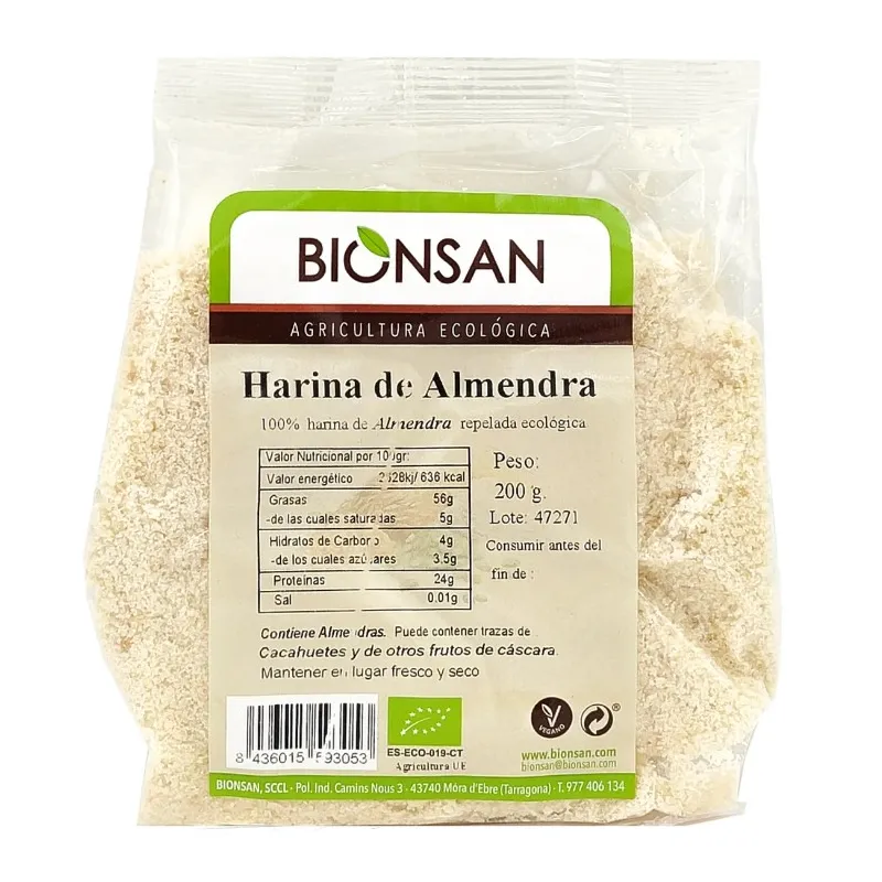 Mandelmehl BIO 200 g, Bionsan