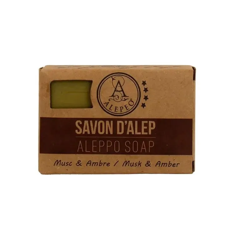 Sapone solido all'Alepo Musk-Amber 8%, Alepeo