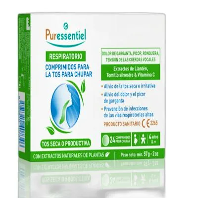 Comprimidos para la tos 24 comprimidos, Puressentiel