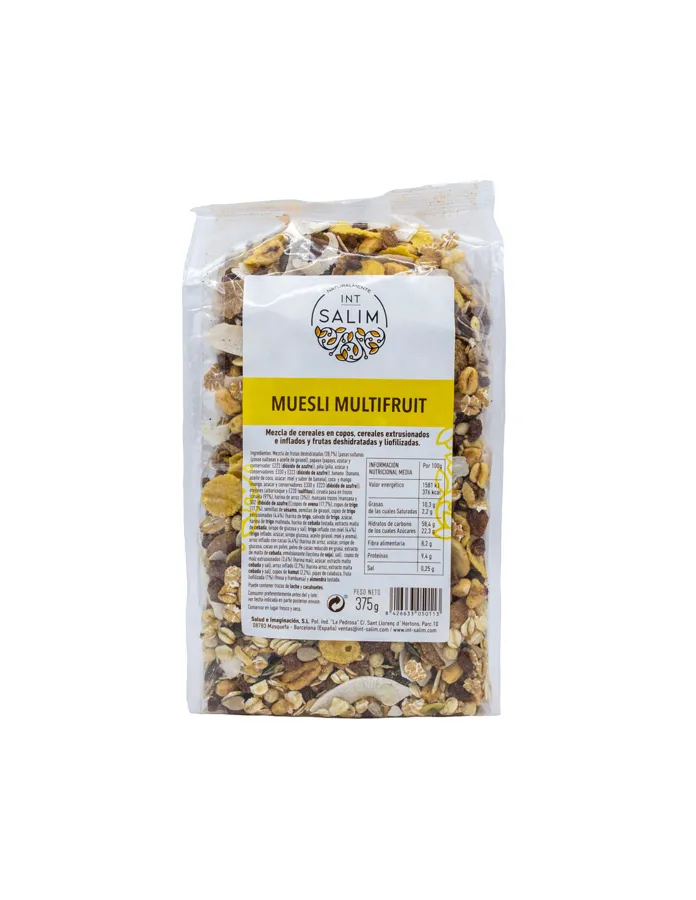 Muesli Multifruit 375 g, Intsalim