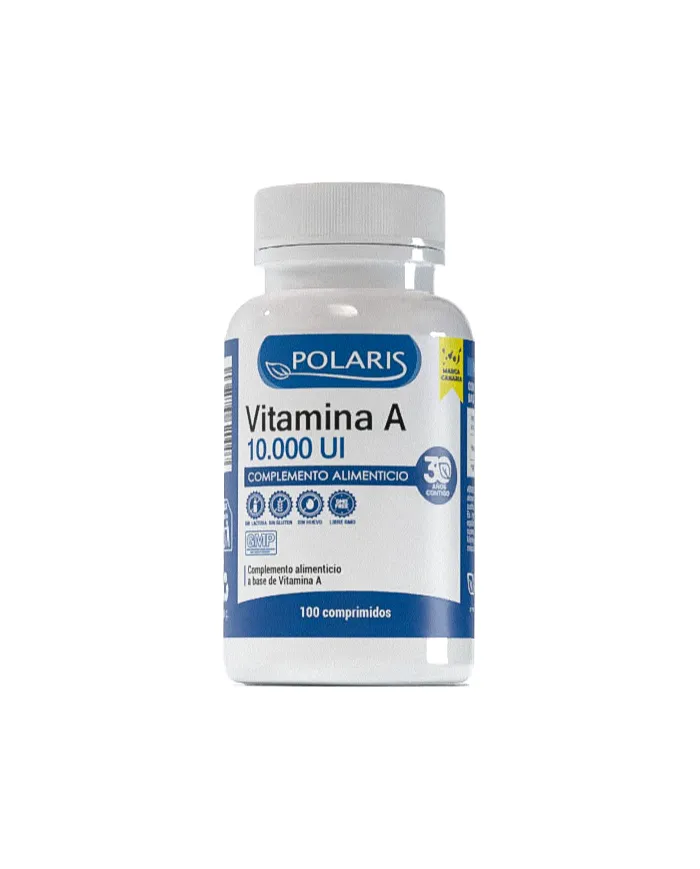Vitamina a 10.000ui 100 comprimidos, Polaris