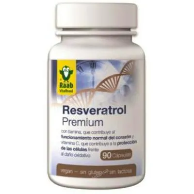 Resveratrol met OPC zonder gluten 90 capsules, Raab Vitalfood