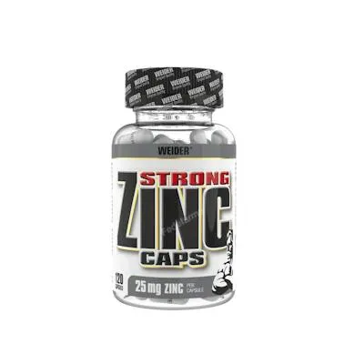 Strong zinc caps 120 cápsulas, Weider