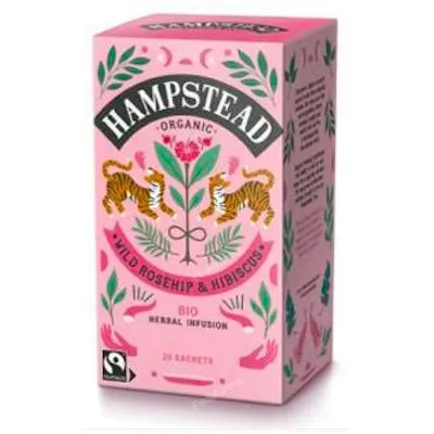 Rosehip hibiscus infusión BIO 20 sobres, Hampstead