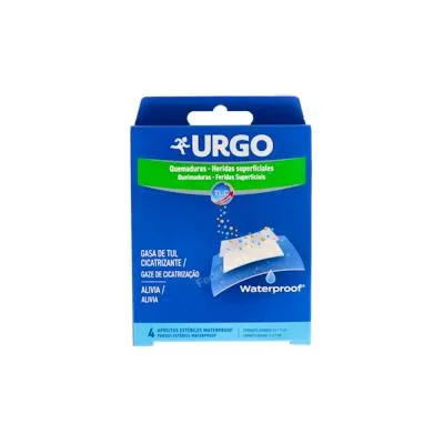 Verbrennungen waterproof 10x7cm 4 Pflaster, Urgo