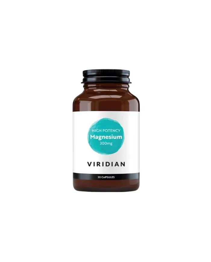 Magnesio alta potencia 30 cápsulas, Viridian