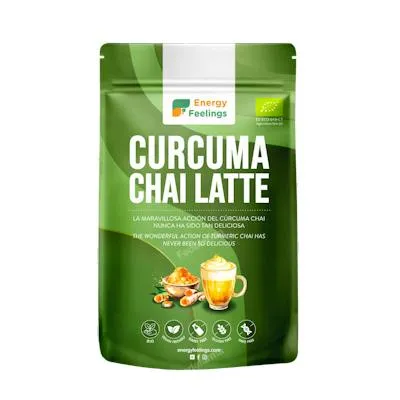 Cúrcuma chai latte sin gluten BIO 500 g, Energy Feelings