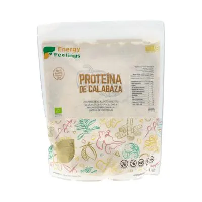 Proteína de calabaza sin gluten BIO 1 kg, Energy Feelings