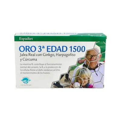 Jalea plus 60 oro (3ª edad) 20 ampollas, Espadiet