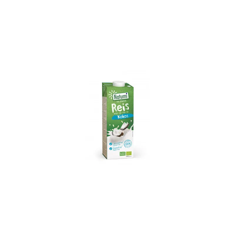 Leche arroz coco s/g s/lact BIO 1 l, Natumi