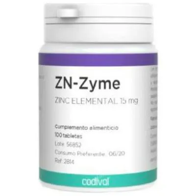 Zn-zyme 15 mg 100 compresse, Codival