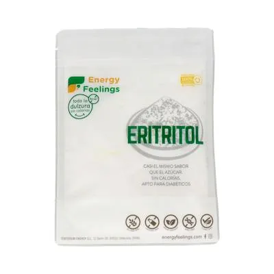 Eritritol polvo sin gluten 200 g, Energy Feelings