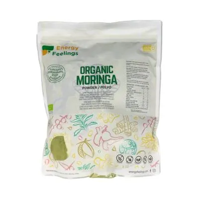 Moringa polvo sin gluten BIO 1 kg, Energy Feelings