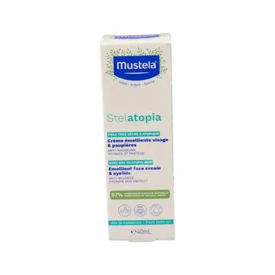 Stelatopia crema facial emoliente bebe-niño 40 ml, Mustela
