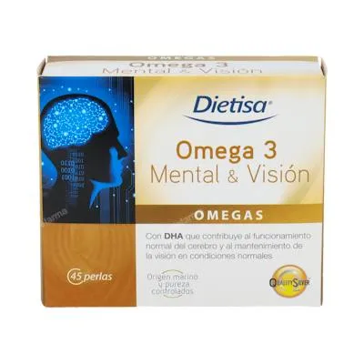 Oméga 3 mental et vision 45 perles, Dietisa (dielisa)