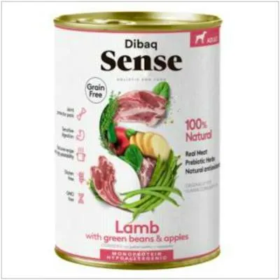 Dibaq Veterinaria dibaq sense cordero perro adulto lata sin gluten 380 g, Dibaq Vet