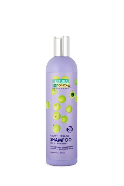 Shampoo for all hair types growth miracle 400 ml, Natura Estonica