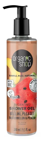 Mix gel de ducha hidratante «¡bellini, por favor!» 280 ml, Organic Shop