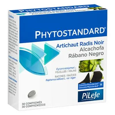 Phytostandard alcachofra-rábano negro 30 comprimidos, Pileje