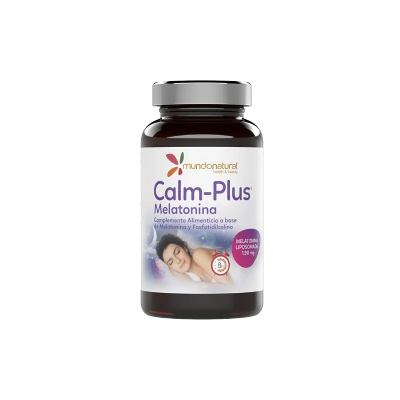 Calm plus melatonina 30 cápsulas, Mundo Natural