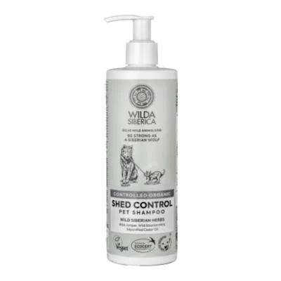 Wilda Veterinaria natura siberica shampoo anti-caduta per animali domestici 400 ml, Wilda Vet