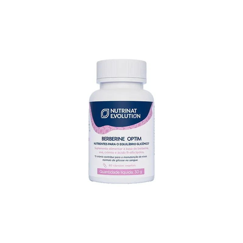 Berberine optim nutirinat evolution 60 cápsulas, Nutrinat
