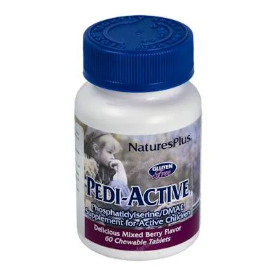 Pedi-active masticable 60 comprimidos, Natures Plus