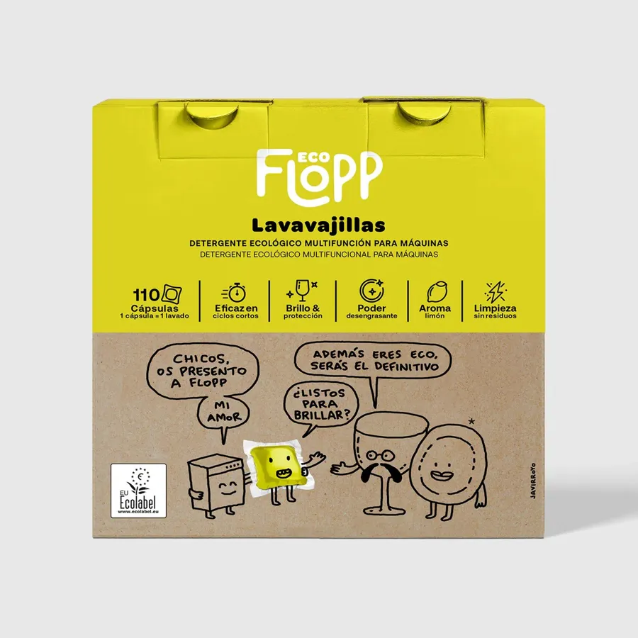 Dishwasher BIO 110 capsules, Flopp