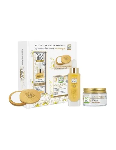 Coffret cadeau soin visage précieux argan, SO'BiO étic