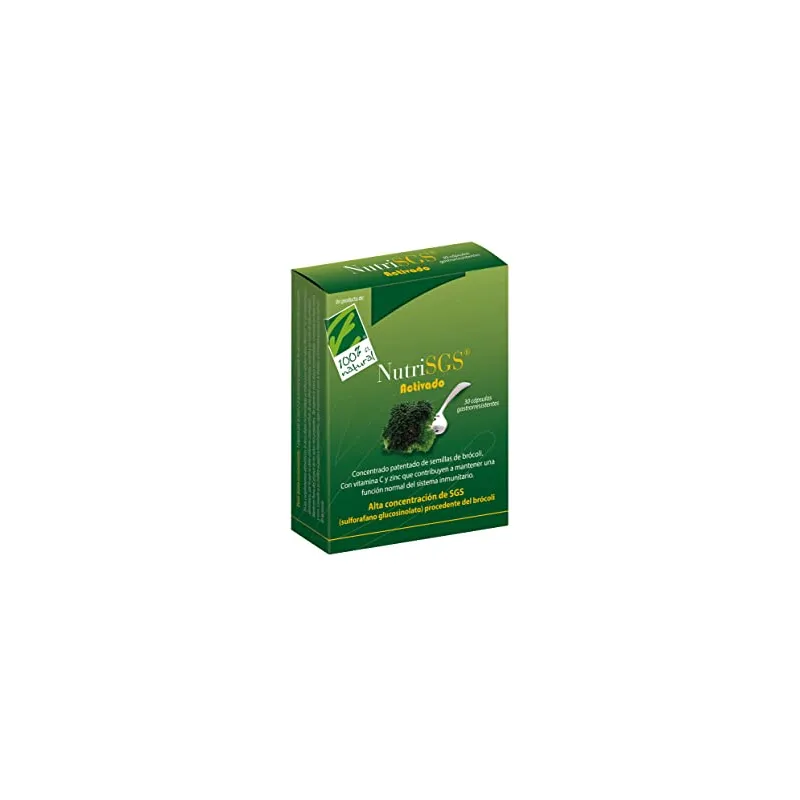Nutrisgs activado 100%natural 60 cápsulas, 100% Natural