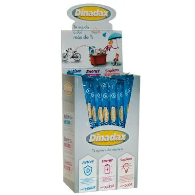 Dinadax active (yogur) expositor 60barritas, Pharmadiet