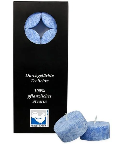 Vela de té. Azul, Kenzenfarm