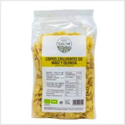 Copos de maiz quinoa crujientes BIO 250 g, Eco Salim