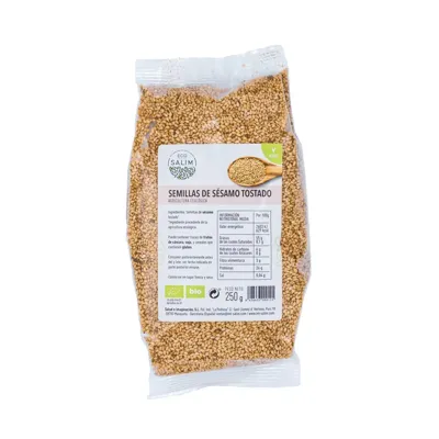 Sésamo Natural Tostado BIO 250 g, Ecosalim