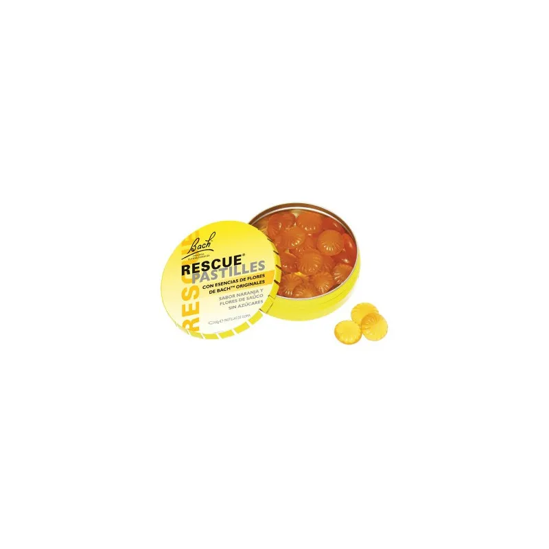 Rescue Remedy orange elderflower lozenges Bach flowers 50 g, Flores Bach Original