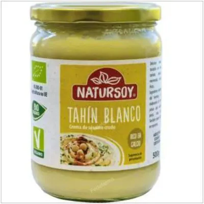 Tahin blanco crudo 500 g, Natursoy