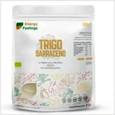 Trigo sarraceno harina sin gluten BIO 1 kg, Energy Feelings
