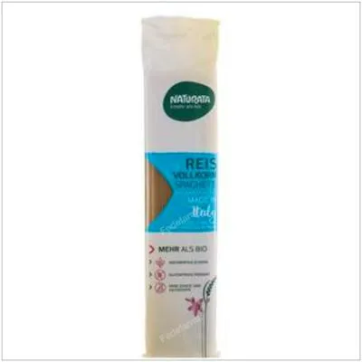 Espagueti de arroz integral sin gluten BIO 250 g, Naturata