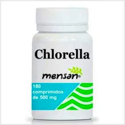 Chlorella 500 mg BIO 180 comprimidos, Mensan