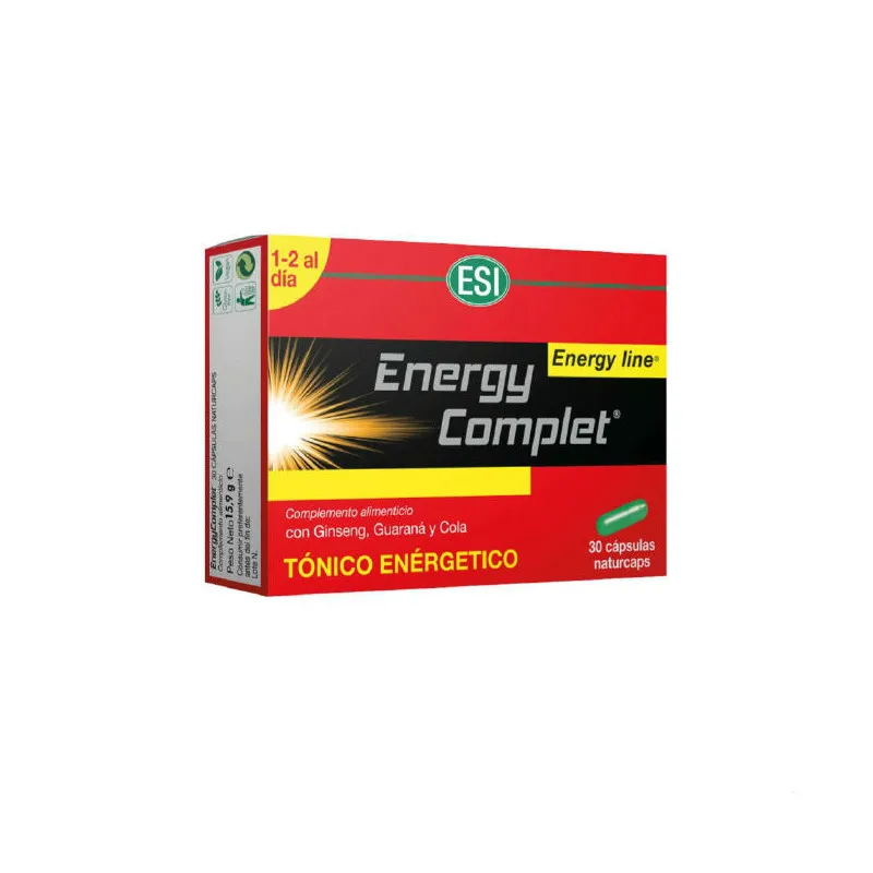 Energy complet (ginseng plus) 30 cápsulas, Trepatdiet-esi
