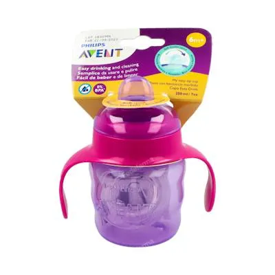 Vaso boquilla blanda rosa SCF551/03 200 ml, Avent