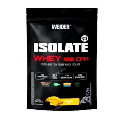 Isolate whey 100 cfm banana 420 g, Weider