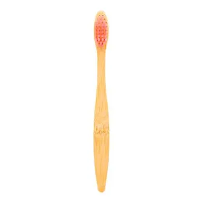 Cepillo de dientes de bambu infantil - rosa, Minima Organics