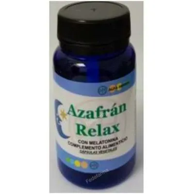 Azafran relax con melatonina 30 cápsulas, Alfa Herbal