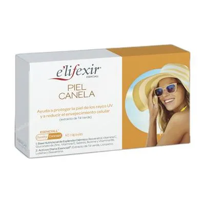 Esenciall piel canela 40 cápsulas, Elifexir