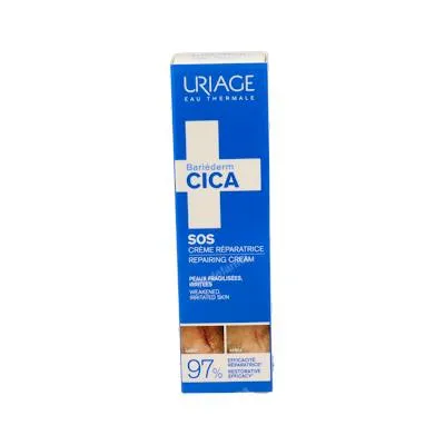 Bariederm cica cobre-zinc heridas crema 40 ml, Uriage