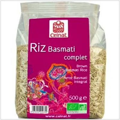 Arroz basmati integral BIO 500 g, Celnat