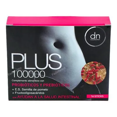 Plus 100000 probiotico 16 sobres, Direct Nutrition