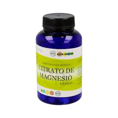 Citrato de magnesio 90 cápsulas, Alfa Herbal